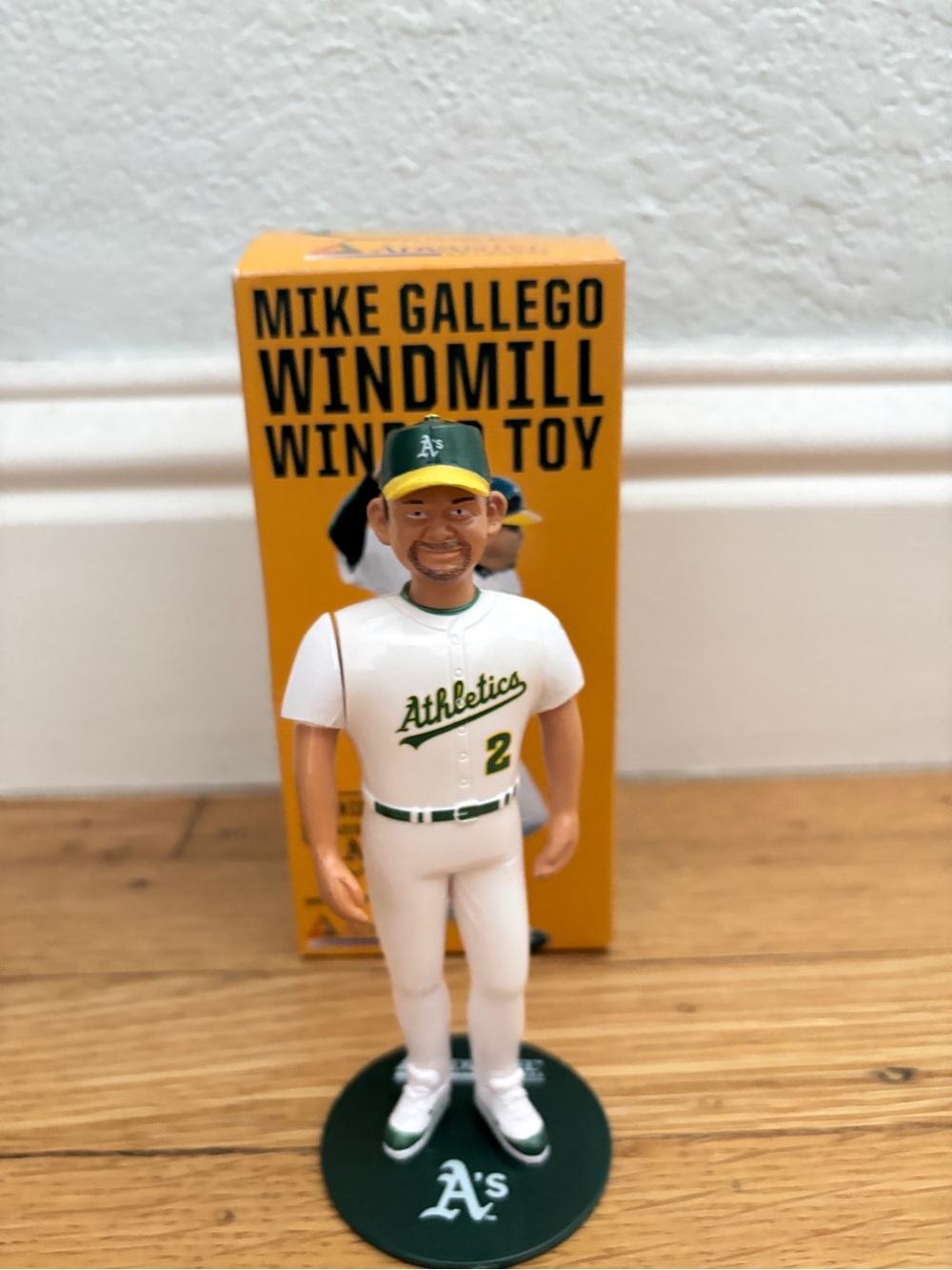 Oakland Athletics A’s Mike Gallego #2 Windmill Windup Toy 2015 SGA
